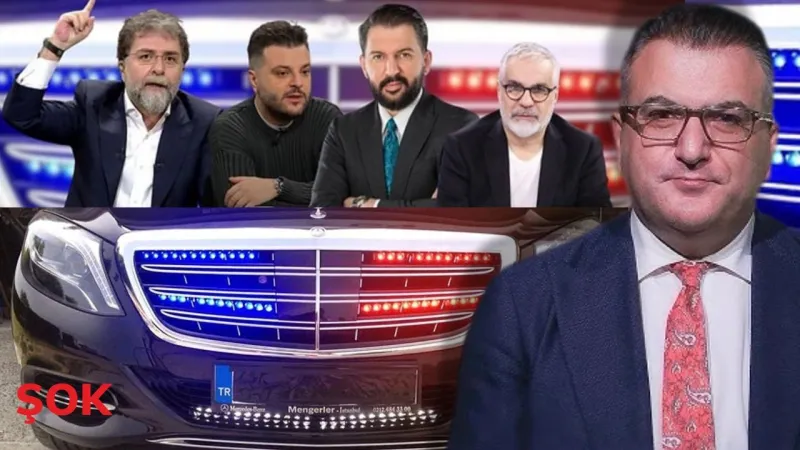 Ahmet Hakan, Candaş Tolga Işık, Ferhat Murat, Hadi Özışık… Cem Küçük çakarlı araç kullanan gazetecilere patladı!