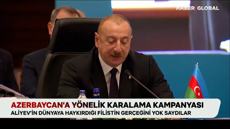 Aliyev'den Filistin Çıkışı: Azerbaycan'a Karalama Kampanyası mı?