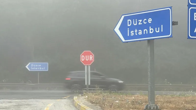 Bolu Dağı'nda Sürücülere Sis Sürprizi! Hava Aniden Değişti