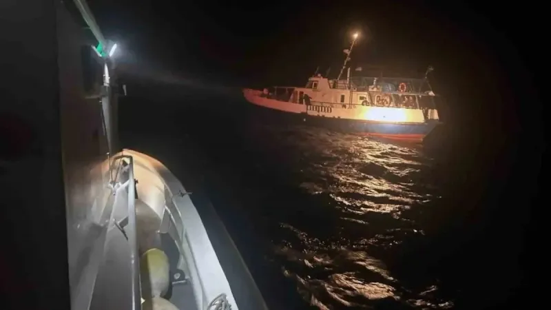 Datça’da özel tekneyle göçmen kaçakçılığı