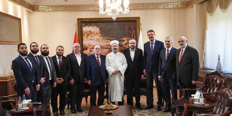 Erbaş'tan Şok Ziyaret! Suriyeli Bakan Ankara'da Ne Arıyor?
