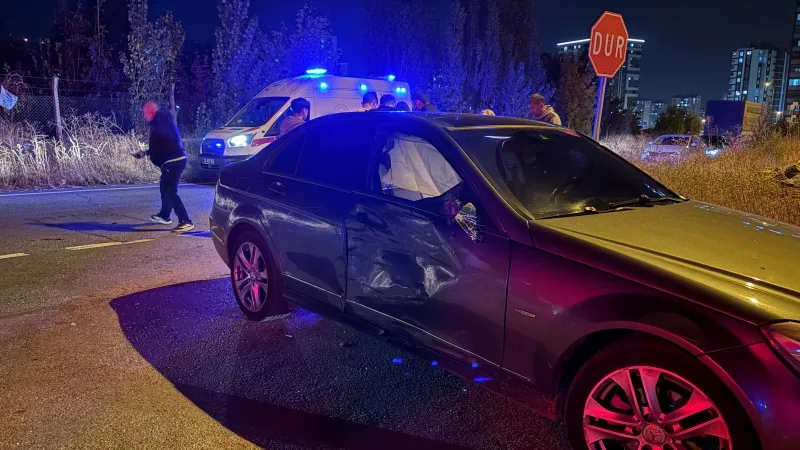 Kayseri'de Feci Kaza! Motosiklet Otomobile Çarptı: Yaralılar Var!