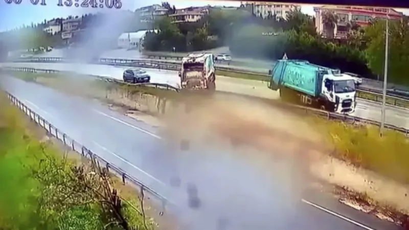 İstanbul'da Kamyonlar Dansı! E-5'te Facia Nasıl Önledi?