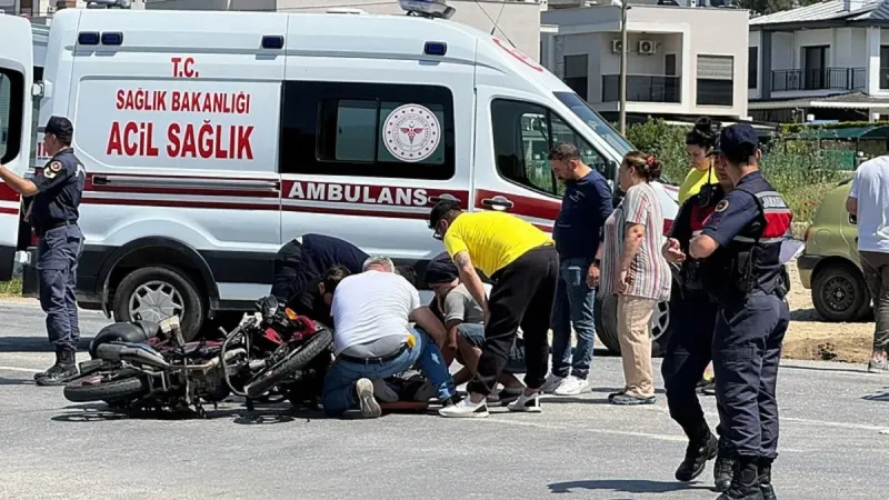 Kuşadası'nda Motosiklet Kabusu! O Anlar Kamerada!