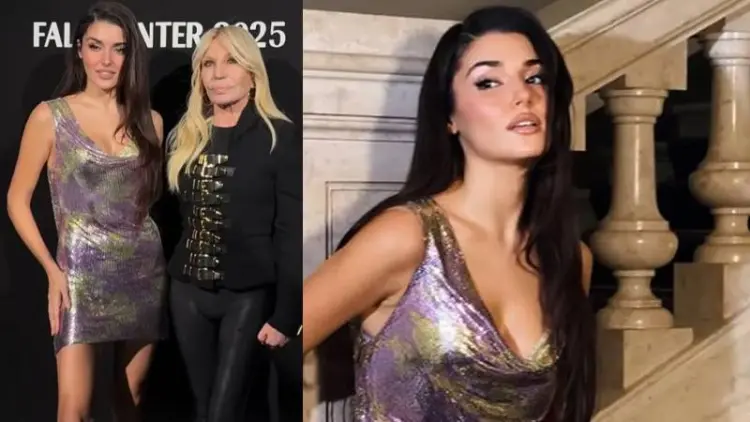 Milano Moda Haftası'nda Hande Erçel rüzgârı: Versace ile aynı karede