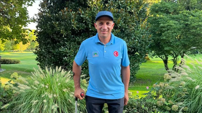 Mehmet Kazan İngiltere'de! Milli Golfçümüzden Büyük Mücadele