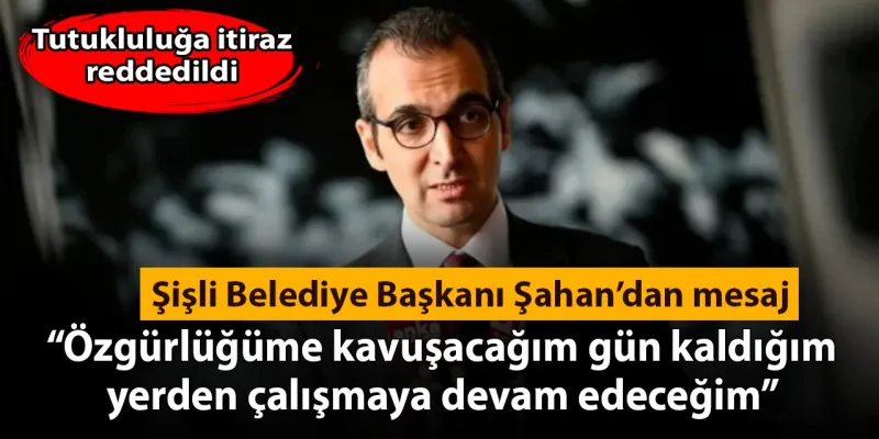 Şişli Başkanı Şahan'dan Şok Sözler: Kararlılıkla Çalışacağım!