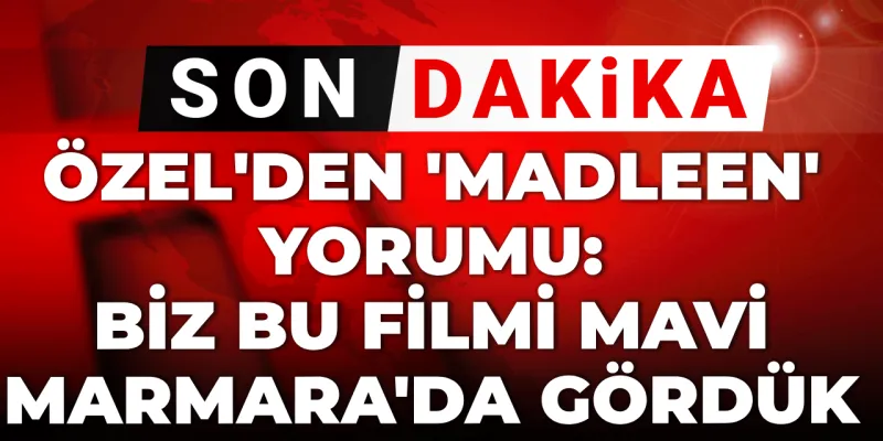 Özgür Özel'den Şok Sözler: Mavi Marmara'da Aynı Filmi Gördük!