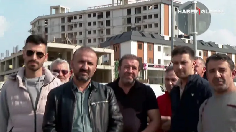 Peşin ödedikleri dairelerin başkalarına satıldığını gören vatandaşlar dehşete düştü