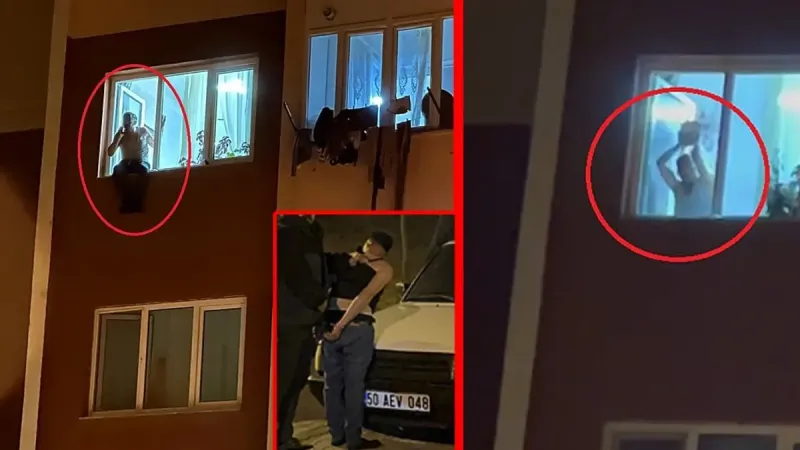 SON DAKİKA: Nevşehir'de vahşet! Kayınpederini bıçakladı! Pencereye çıkıp küfürler savurdu! O anlar kamerada