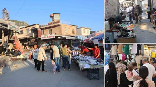 Yıkılıp yeniden inşa edilecek: Tairihi Uzun Çarşı'da son bayram alışverişi