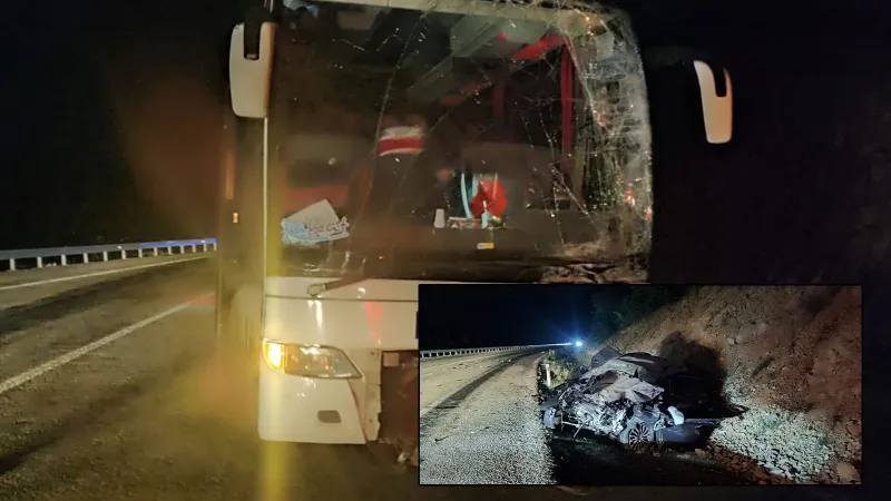 Konya'da Feci Kaza! Otobüs ve Otomobil Çarpıştı: Ölü ve Yaralılar!